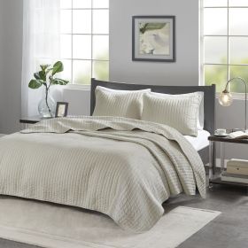 3 Piece Quilt Set (Color: as Pic)